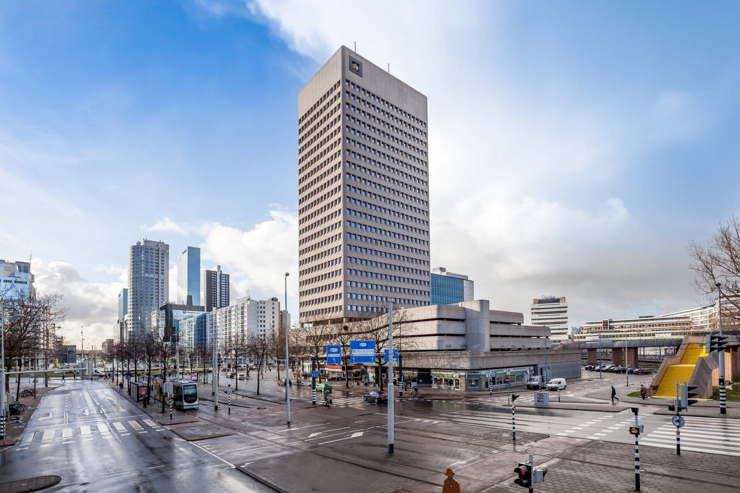 Hofplein square in Rotterdam